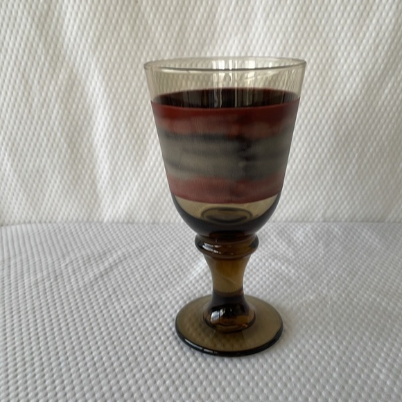 Sango Nova Brown  12 oz Water Goblets.  Set of four. - Picture 4 of 5